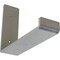 Ekena Millwork Steel Hanging Shelf Bracket, Hammered Silver 2"W x 8"D x 6"H BKTM02X08X06HSHSV - alternate 1
